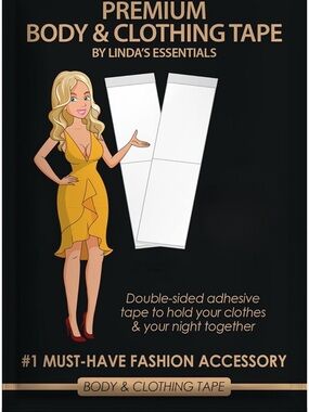 New Essentials Premium Body & Clothing Tape - White 60 ct